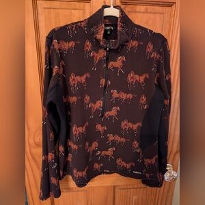 Kerrits® Ladies’ Horse Sense Print Half-Zip Top